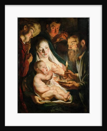 The Holy Family with Shepherds, 1616 by Jacob Jordaens