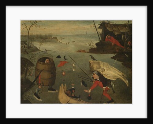 Grotesque Duel on the Ice, c.1560 by Pieter Huys