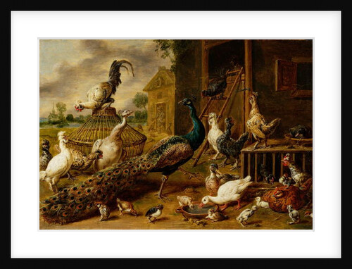 Poultry Farm, 1650 by Adriaen van Utrecht