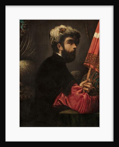 Portrait of a Man as Saint George, 1540-50 by Jacopo Robusti Tintoretto
