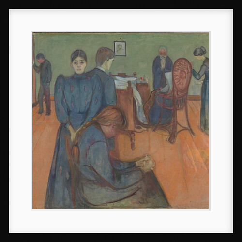 Death in the Sickroom, 1893 by Edvard Munch