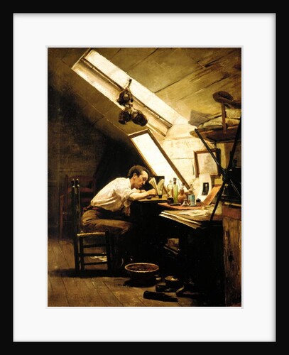 The Etcher, c.1887-89 by Stacy Tolman