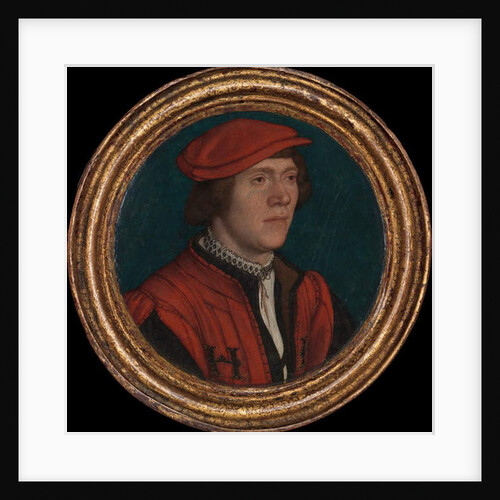 Portrait of a Man in a Red Cap, 1532-35 by Hans Holbein the Younger