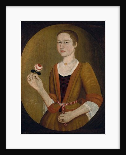 Young Lady with a Rose, 1732 by Pieter Vanderlyn