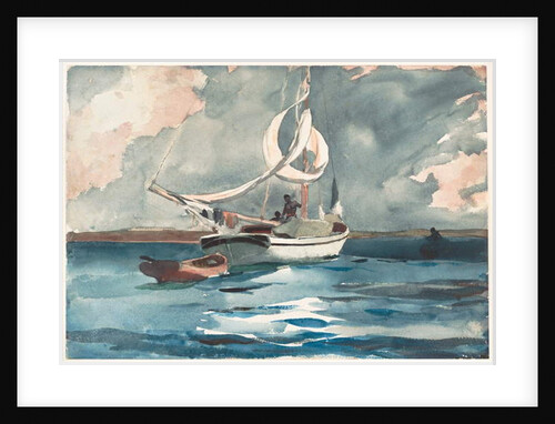 Sloop, Nassau, 1899 by Winslow Homer