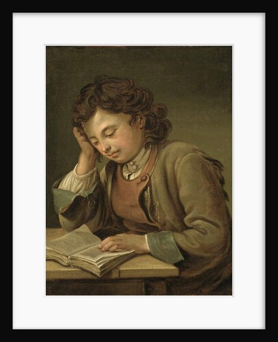 A Boy Reading, 1758 by Per Krafft