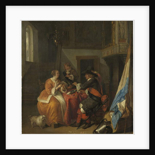A Game of Cards, c.1655-9 by Gabriel Metsu