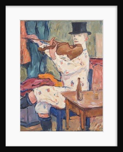 A Clown Playing the Violin, 1915 by Gosta von Hennigs