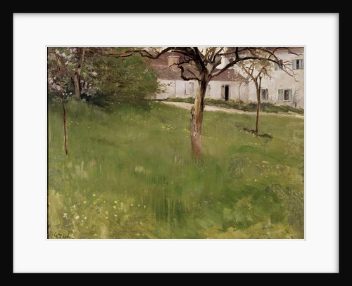 A Garden in Grez, 1884 by Georg Vilhelm Pauli