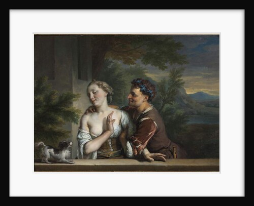 A Man Trying to embrace a Woman by Karel de Moor