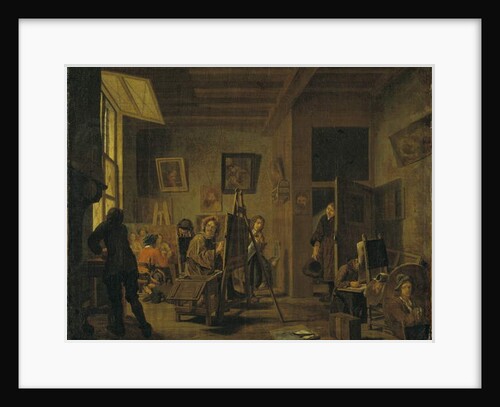 A Painter's Studio by Jan Josef the Elder Horemans