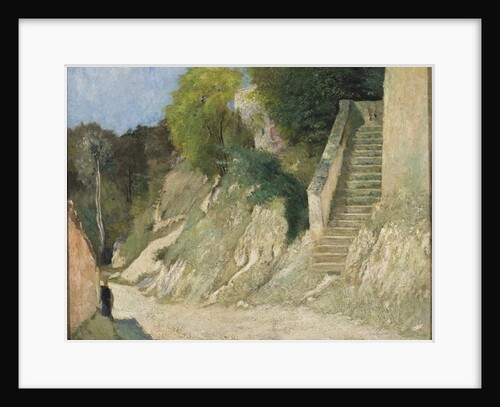 A Steep Ascent in Montigny-sur-Loing, 1876 by Carl Fredrik Hill