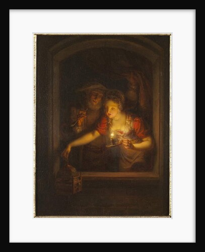 A Woman with a Burning Candle, 1818 by Alexander Lauréus