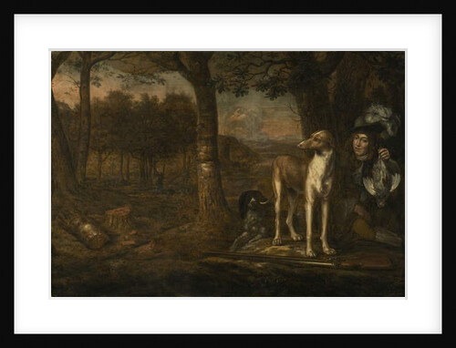 After the Hunt by Govert Dircksz. Camphuysen