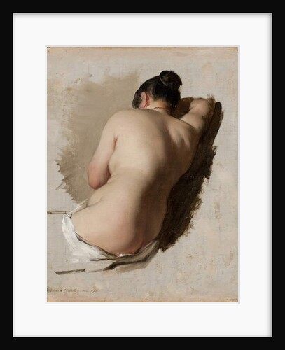 Study of a Nude, c.1850 by Amalia Lindegren