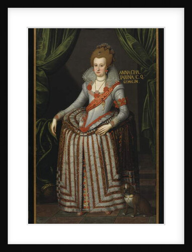 Anne Catherine of Brandenburg, c.1600 by Pieter Fransz. Isaacsz.