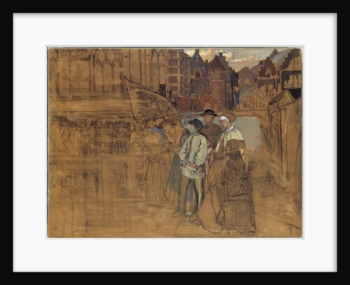 Archery Feast in Antwerp in the 16th Century, c.1850 by Jan August Hendrik Baron Leys