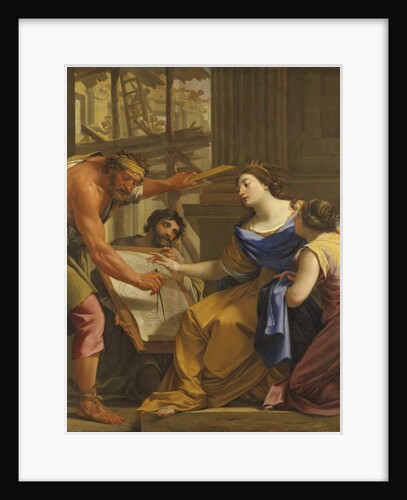 Artemisia Building the Mausolaeum, c.1640 by Simon Vouet