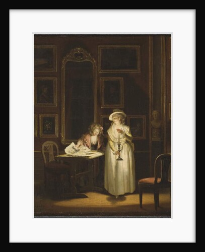 At the Embroidery-Frame by Pehr Hillestrom