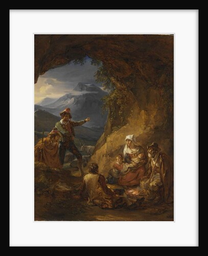 Bandits Entering a Shepherd's Dwelling, 1823 by Alexander Lauréus