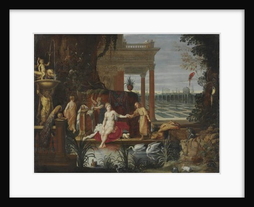 Bathseba in the Bath Receiving the Letter from King David, c.1600 by Hendrick van and Brueghel Jan (1568-1625) Balen