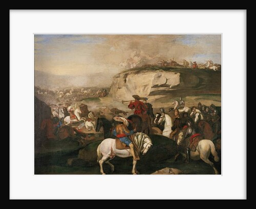 Battle Scene, c.1630-39 by Aniello Falcone