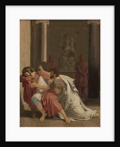 Burrhus, Nero's Tutor, Prostrating Himself before his Sovereign Lord, 1816 by Otto Wallgren