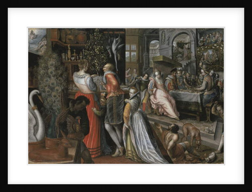 The rich man and Lazarus, 16th century by Anonymous