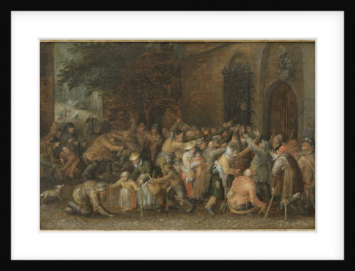 Distributing Alms, c.1610 by David Vinckeboons