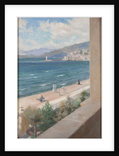 From my Window in Cannes, 1891 by Albert Gustaf Aristides Edelfelt