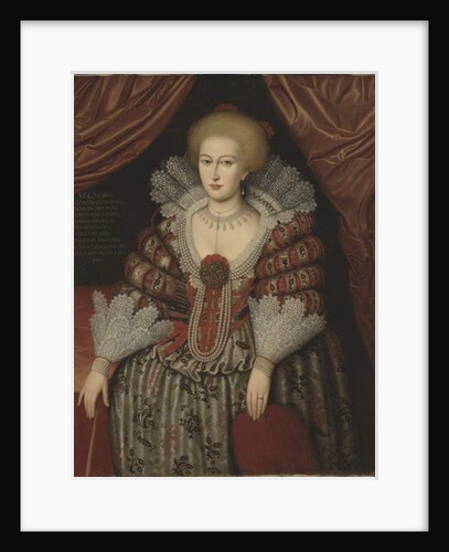Queen Maria Eleonora, 1619 by Michiel Jansz. van (after) Miereveld
