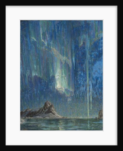 Northern Lights. Study from North Norway by Anna Katarina Boberg
