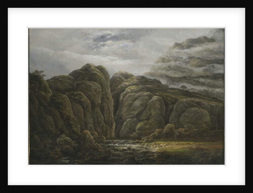 Norwegian Mountain Landscape, 1819 by Johan Christian Dahl