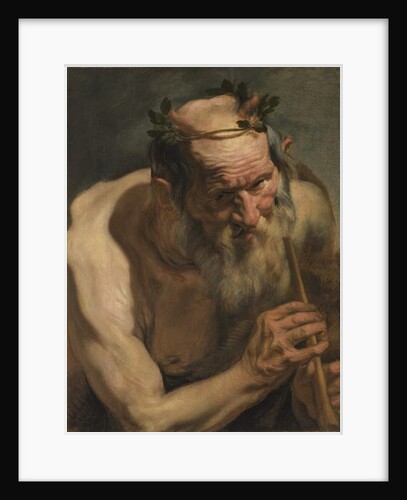 Old Satyr Holding a Flute, c.1620 by Jacob Jordaens