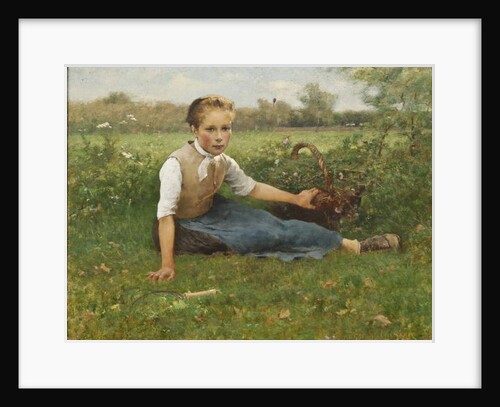 Picking Flowers, 1882 by Hugo Salmson