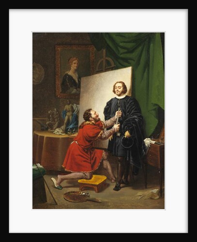 Pietro Aretino in the Studio of Tintoretto, 1822 by Pierre-Nolasque Bergeret