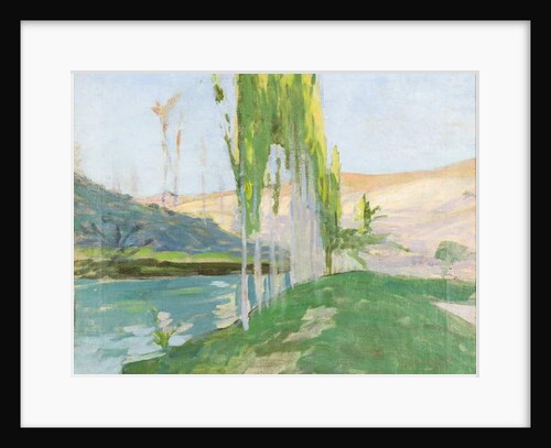 Poplars Growing near a Watercourse by Sven Richard Bergh