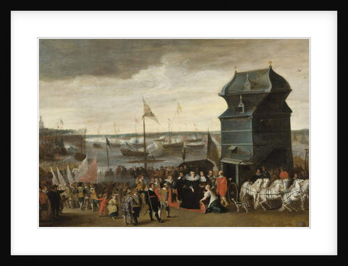 Queen Marie de Medici Disembarking in Antwerp, 1632 by Matheus Vroom