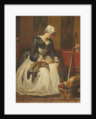 The Embroiderer by Jean-Baptiste Simeon Chardin