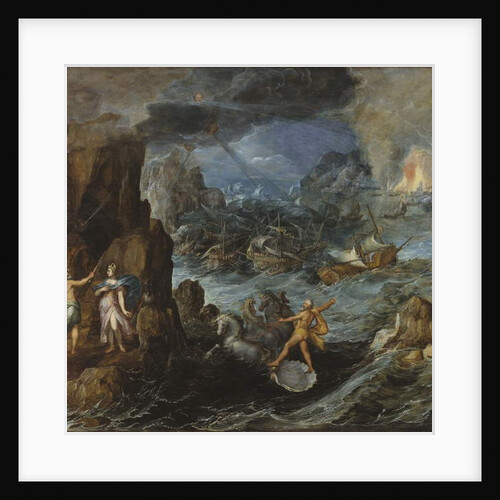 Shipwreck of the Greek Fleet on the Voyage Home from Troy, c.1585-90 by Joos or Josse de The Younger Momper