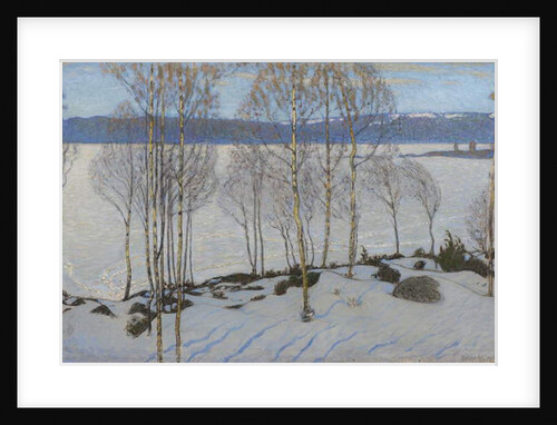 The Approach of Spring, 1903 by Bjorn Ahlgrenson