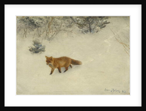 The Fox, 1893 by Bruno Andreas Liljefors