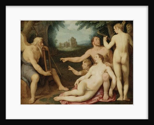 The Mirror of Time, 1628 by Cornelis Cornelisz. van Haarlem