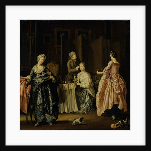 The Morning Toilet, Boudoir Scene by Pehr Hillestrom