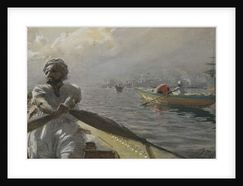 Turkish Boatman in the Constantinople Harbour, 1886 by Anders Leonard Zorn