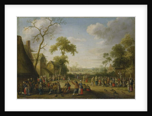 Village Scene, 1637 by Joost Cornelisz Droochsloot