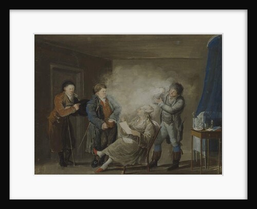 While the Wig is Being Powdered, c.1800 by Per Nordqvist