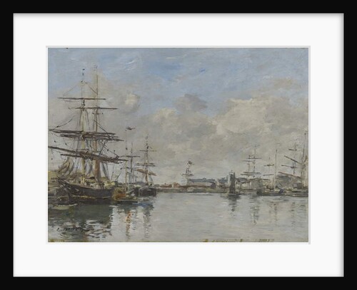 The Harbor of Le Havre, c.1885-90 by Eugene Louis Boudin