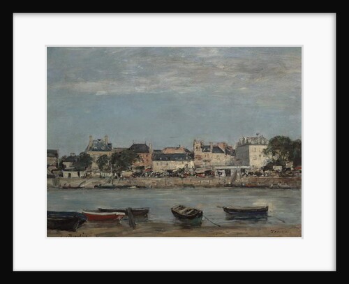 The Port of Trouville, c.1888-95 by Eugene Louis Boudin