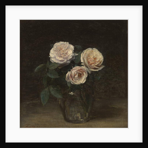 Still Life with Roses, 1877 by Ignace Henri Jean Fantin-Latour